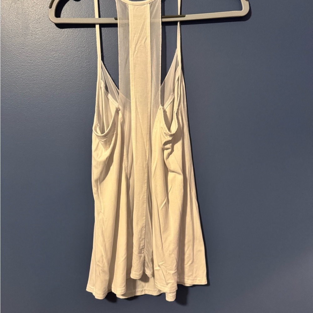 BKE Cream Backless Sleeveless Tank Top - Picture 2 of 4